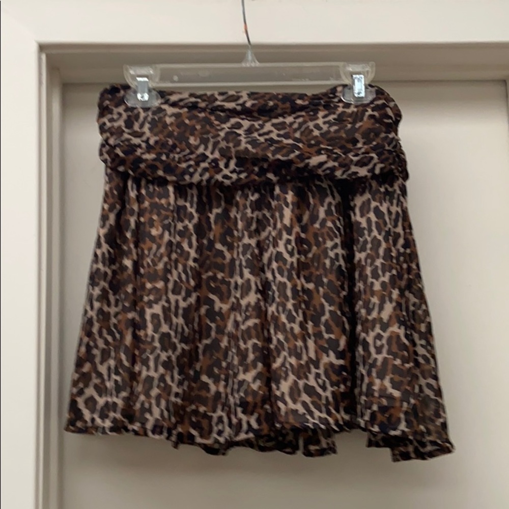 French connection leopard shorts size 8